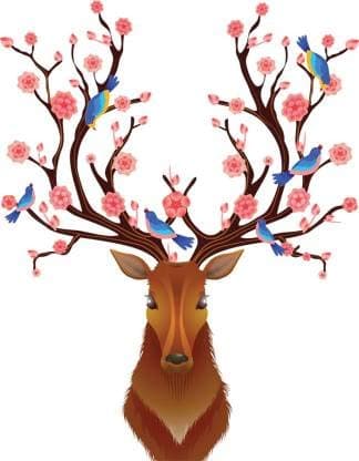 Rangoli Vinyl Modern Wall Sticker 1.96 X 20.86 X 1.96 Inches, Multicolour, Standard (Modern Art395)