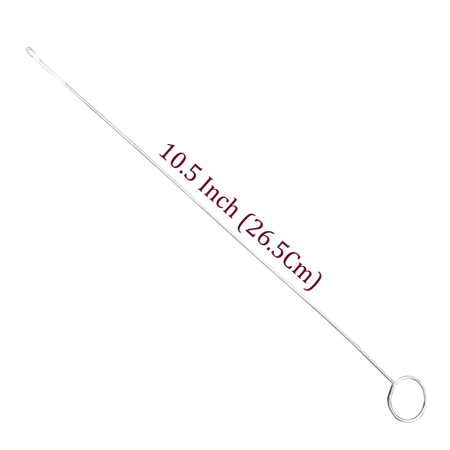 Loop Turner 10.5” (26.5cm) Perfect Tool for Retourne Biais Turning/Pearl Head Pins 1 (40pins) for Tailoring Dress Making and Decorating/Tracing Wheel with Wooden Handle/French Curve Combo Pack