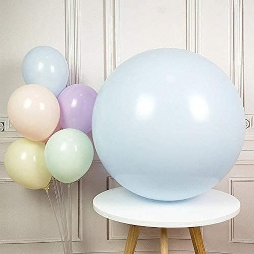 Party Balloon Pastel Color 18 inch Big Jumbo Balloon for Themed Birthday Decoration | Baby Shower | Engagement| Balloons Large | 18 Inches | Latex Material Balloons