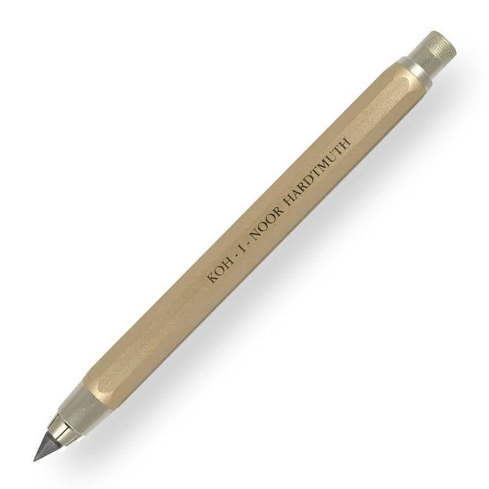 Koh-i-noor 5340 Gold All Metal Lead Holder with Built Sharpener.