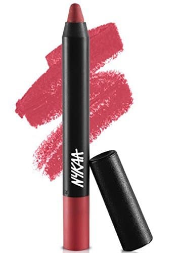 Nykaa MATTE-ilicious Lip Crayon with Prove Your - Point Cosmetic Sharpener shade No