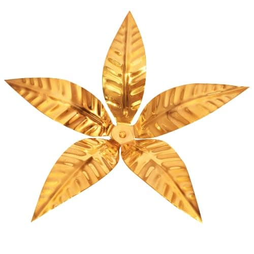 Shrinika Mango Leaves | Aam Patta | Foldable Brass Mango Leaf for Puja | Reusable Pital Amra Pallav for Kalash