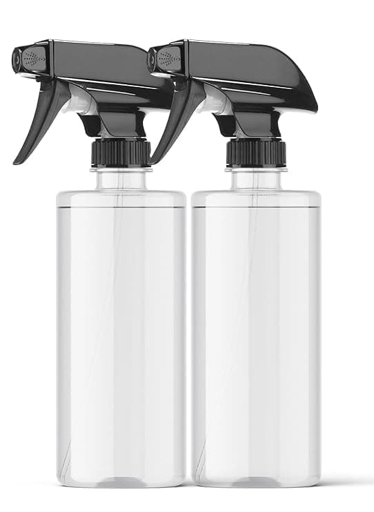 ETSAP (PACK OF 2) 500 ML SPRAY BOTTAL,Transparent Clear Empty Water Spray Bottles,Water Liquid Sprayer Set for Face, Hair, Garden, Sanitizer, Perfume, and More(PACK OF 2)