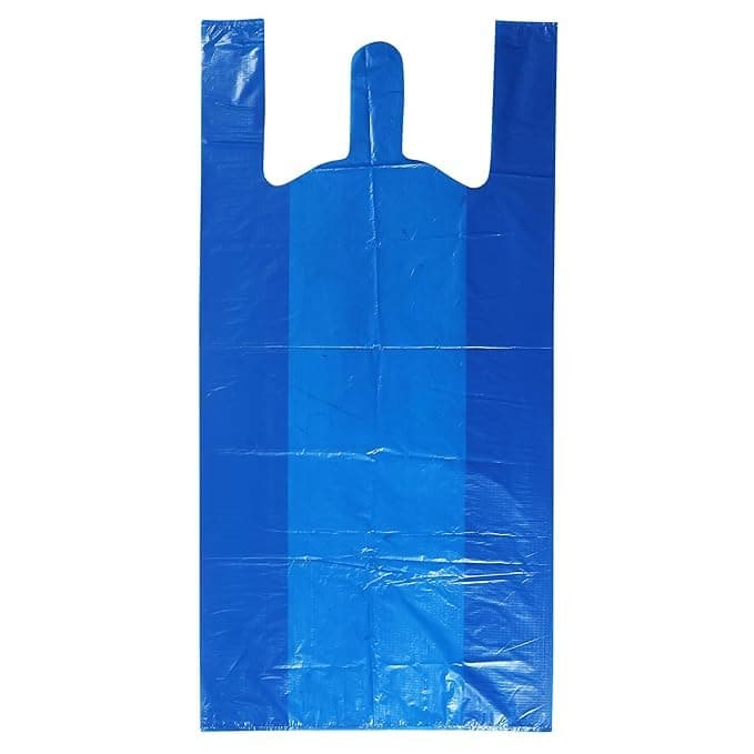 5 Jumbo Garbage Bags 30x40 Inch | Heavy-Duty 120 Micron | Large Blue Plastic Carry Bags for Packing & Storage | Big Polythene Dustbin Covers for Home Shifting | Jumbo Trash Bags |5 Pieces