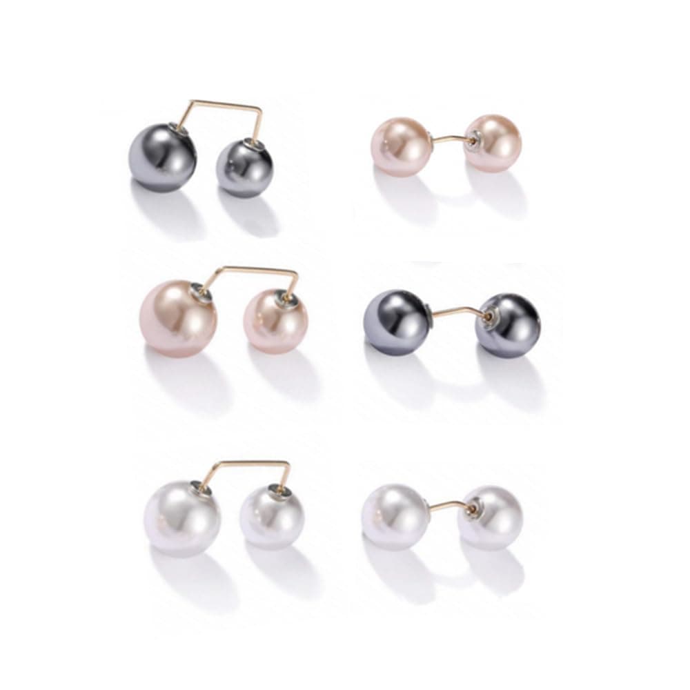 6-Piece Faux Pearl Brooch Pins, Perfect for Wedding, Party & Decor Use