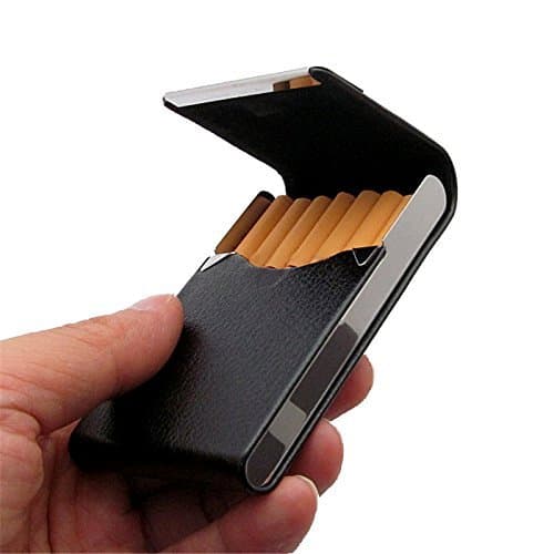 RKPM Leather & Stainless Steel Cigerette Case