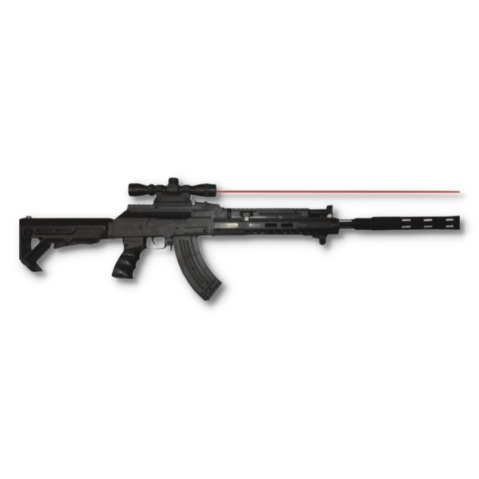 TILLU TIM TIM TOYS 90 cm Long AK 47 Toy Gun with Goggles Cap BB Bullets