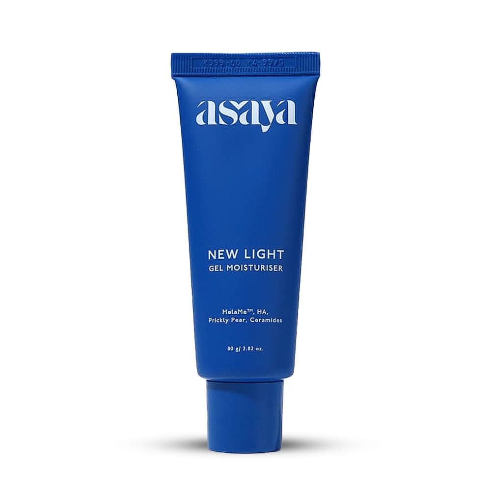 Asaya New Light Gel Face Moisturiser for Oily Skin with MelaMe™ to Visibly Fade Dark Spots| Reduces Dark Spots in 14 Days | Hyaluronic Acid & Ceramides | 80gm