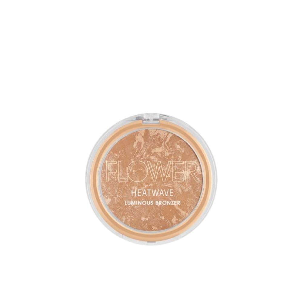 Flower Beauty Heatwave Luminous Bronzer - Bronzer Powder Makeup with Warm Luminous Finish, Sunkissed Skin with an Ambient Glow (Sunswept)