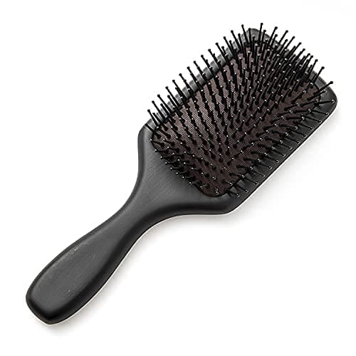 Episkey Hair Massage Comb for Women, Paddle Brushes for Women Men | Men Professional Styling with Pin For Cleaning (color-Black, (Pack of 1) (BLCK_CMB)