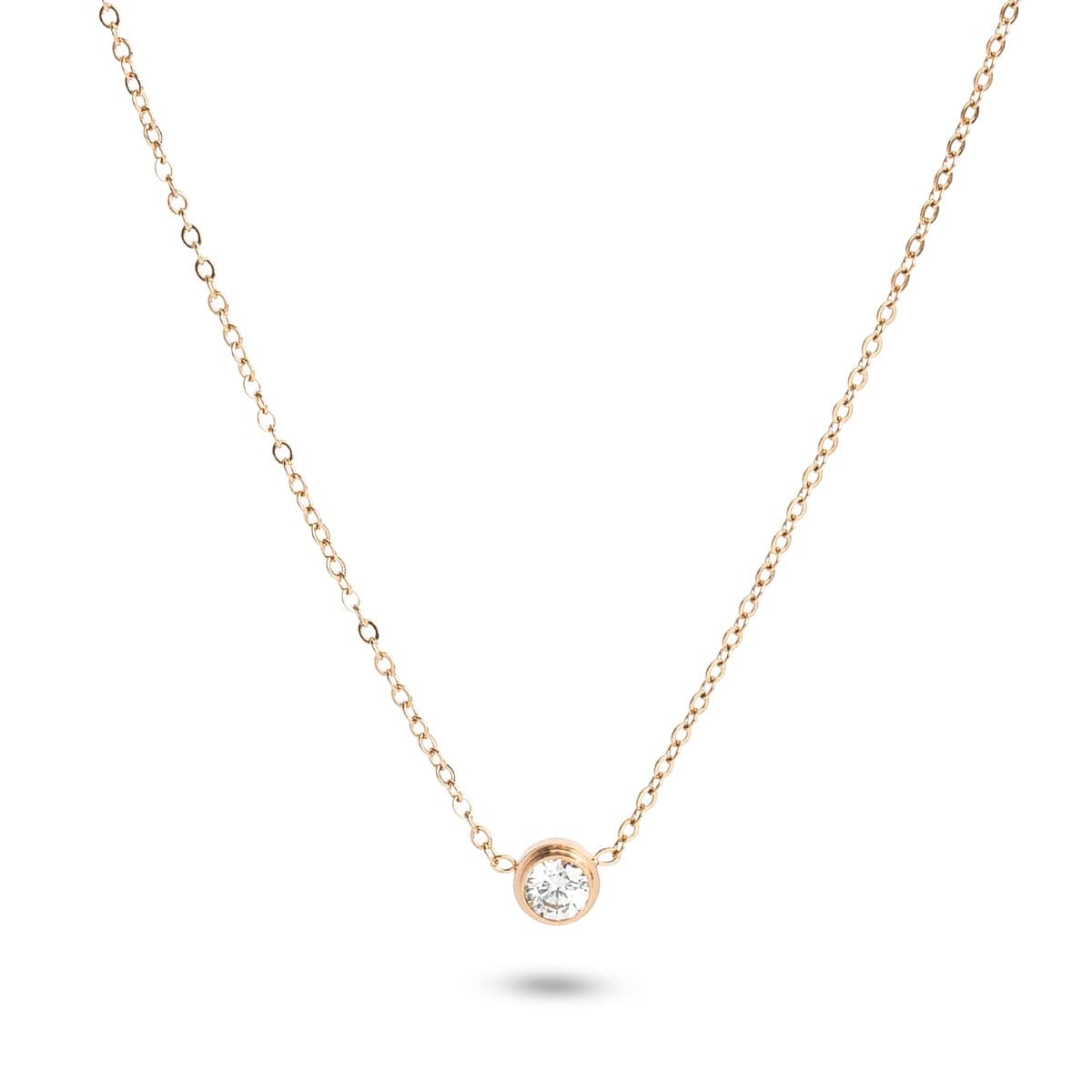 PALMONAS 18k Gold Plated Stone & Strand Necklace for Women - Gift for Girls & Women | Waterproof & Anti-Tarnish Necklace