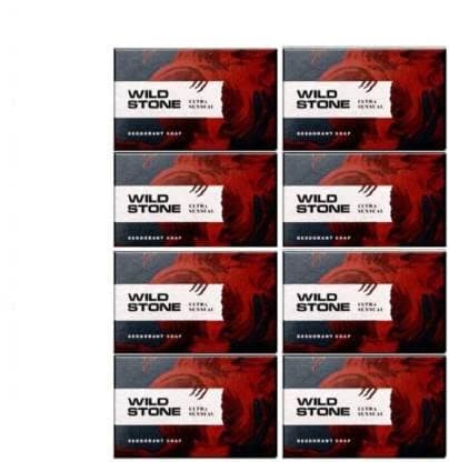 Wild Stone Ultra Sensual Soap 125GM PACK OF 8 (8 x 125 g)