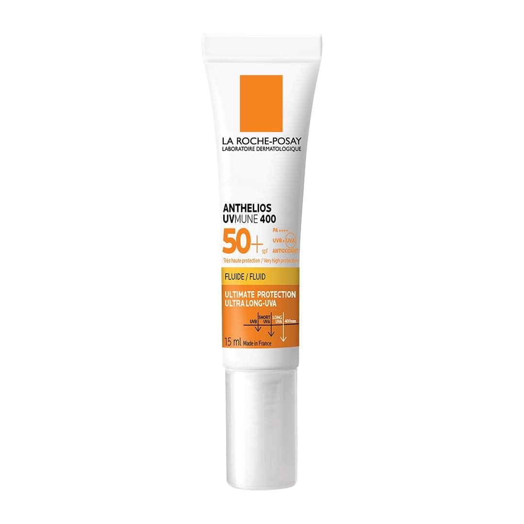 La Roche-Posay Anthelios UVMune400 Invisible Fluid SPF50+ Sunscreen, 15ml