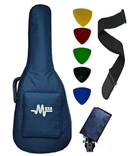 Mexa Acoustic Guitar Bag Cover for All 38; 39; 40; 41; 42 Inches Guitars Foam Padded.