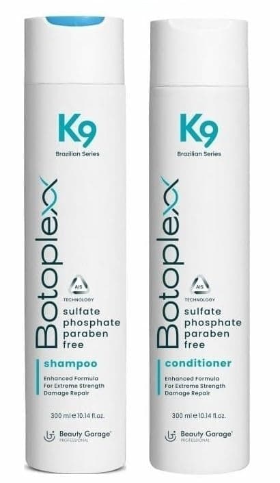 Beauty Garage Botoplex K9 Shampoo And Conditioner For Women | 300ml + 300ml Combo | Sulfate Phosphate Paraben Free Duo With Frizz Control | Shampoo And Conditioner For Color Maintenance