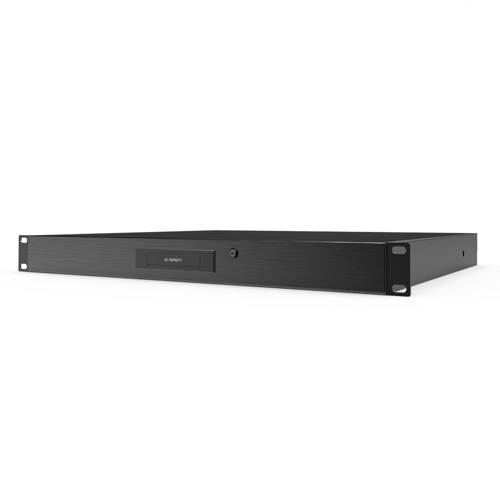 AC Infinity Rack Mount Drawer 1U with Aluminum Faceplate