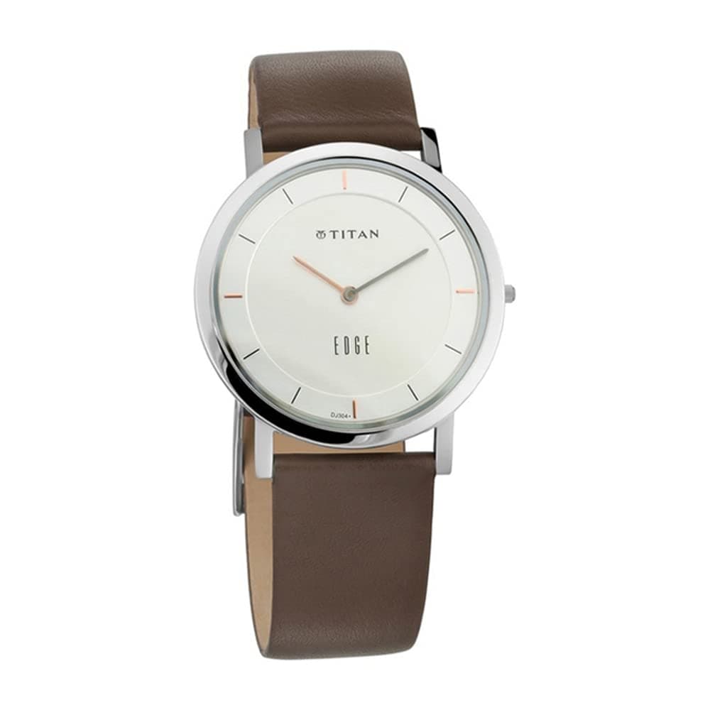 Titan Edge Analog Silver Dial Men's Watch-NN1595SL03/NP1595SL03