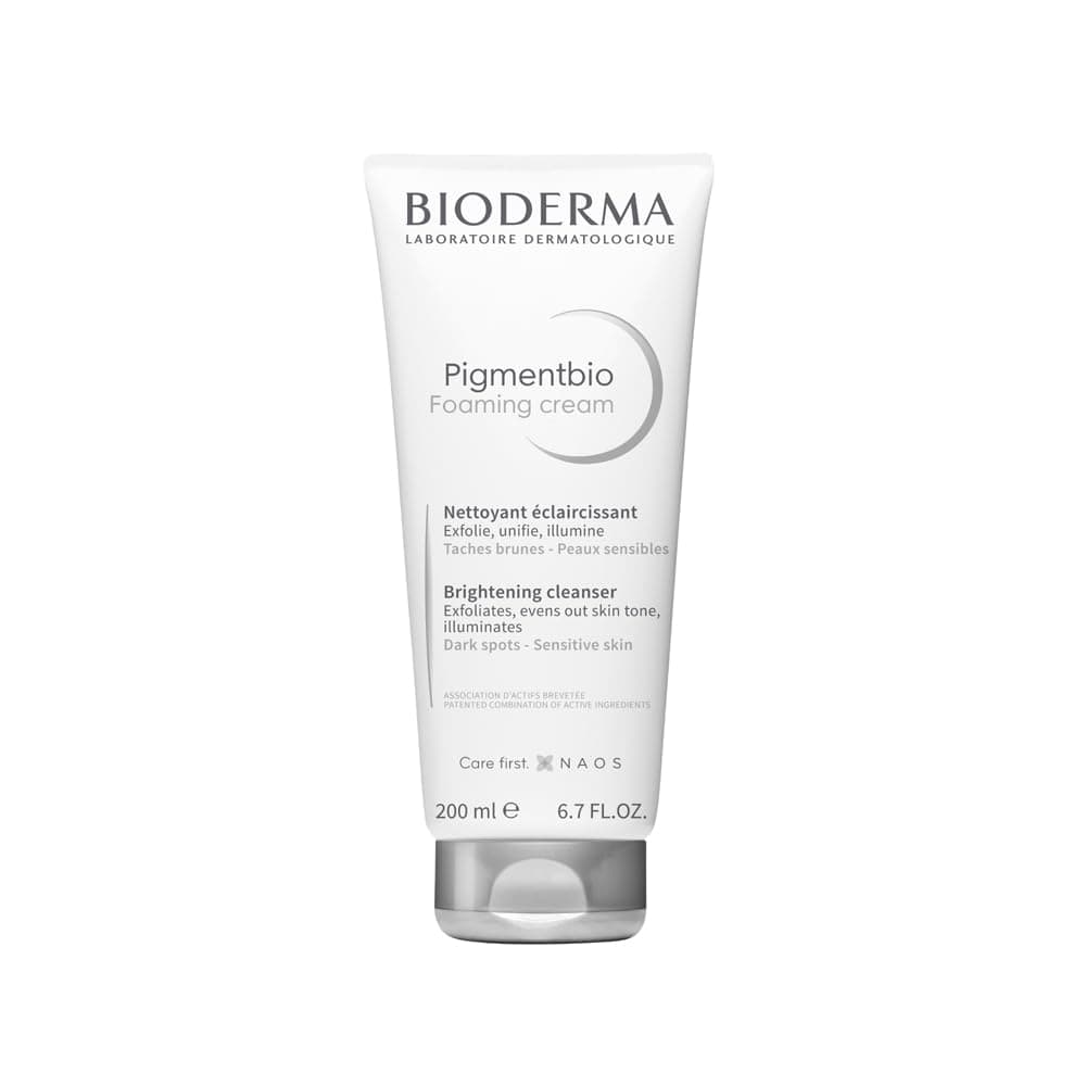Bioderma Pigmentbio Foaming Cream Brightening Exfoliating Cleanser (Face & Body Wash) For Brightened Skin, 200 ml