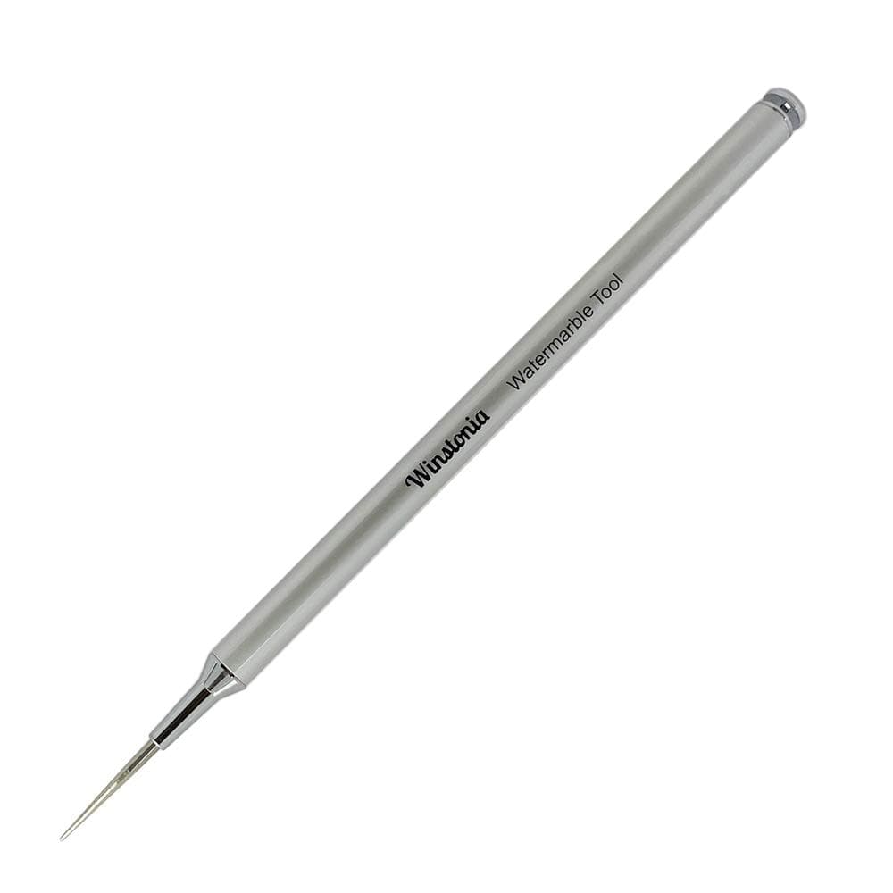 Winstonia Nail Art Water Marble Tool for Watermarbling Pattern Manicure ââ‚¬â€œ Pointy Stainless Steel Picker Pen