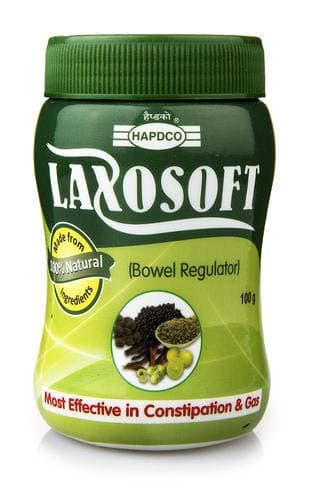 HAPDCO Laxosoft Powder 100gm (Pack of 2) - Ayurvedic Safe & Effective Laxative Powder for Constipation & Gas