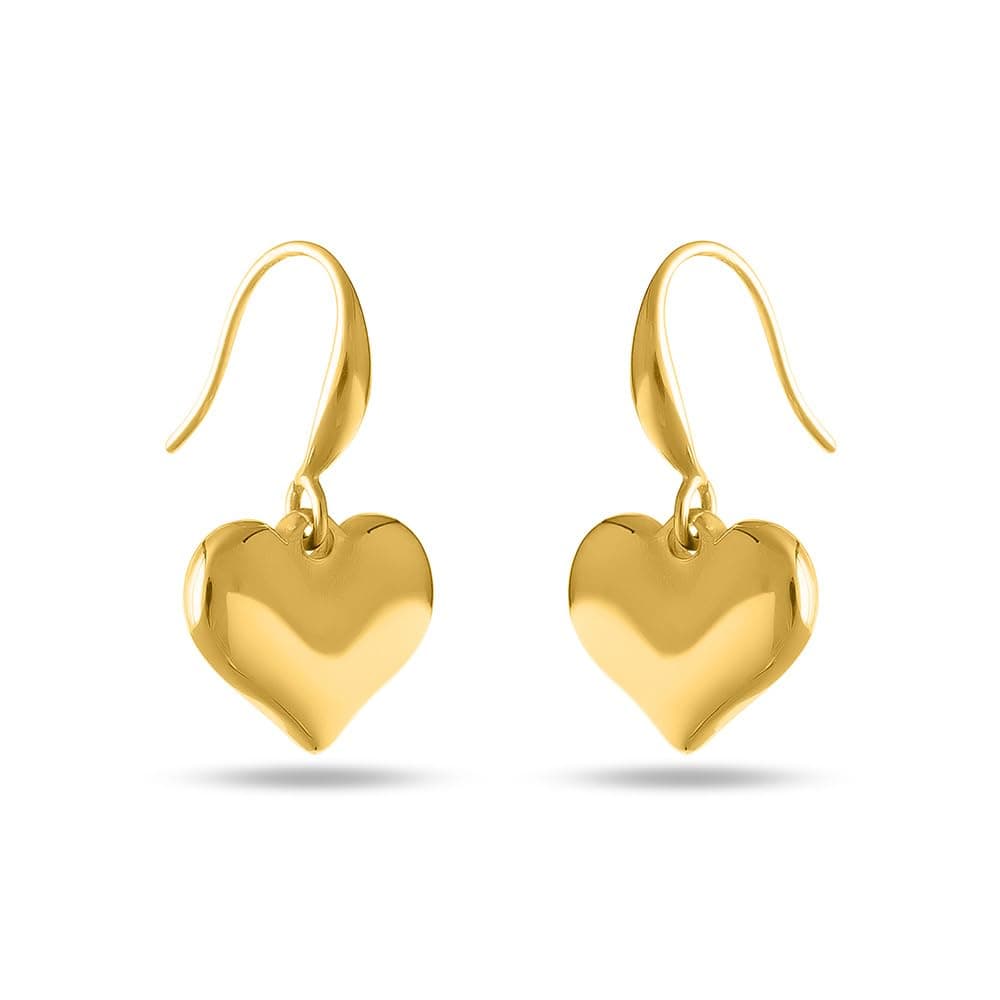 PALMONAS Dangling Heart Earrings For Women - Gift for Girls & Women | Waterproof & Anti-Tarnish Earrings