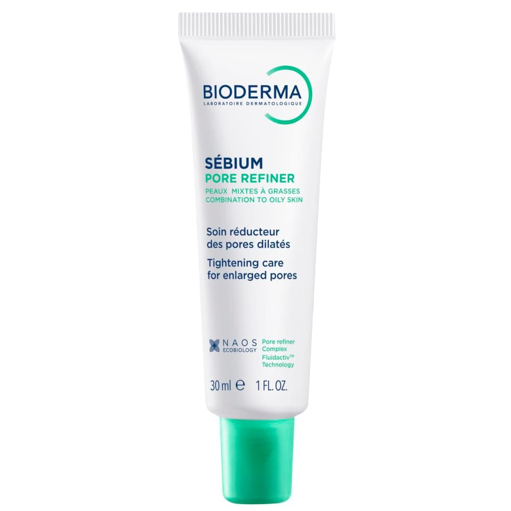 Bioderma Sebium Pore Refiner |Corrective Care Cream for Open Pores | Salicylic Acid & Glycerine For Combination To Oily Skin, 30ml
