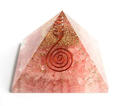 Mautik Sadiwala Energized Rose Quartz Orgonite orgon Rose Quartz for Reiki and HDealing 55mm to 60mm Size of Rose Quartz