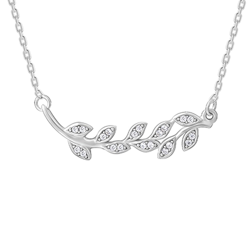 GIVA 925 Sterling Silver Anushka Sharma Classic Leaf Necklace with Chain |Rakhi Gifts for Sister, Gifts for Women & Girls | With Certificate of Authenticity and 925 Stamp | 6 Month Warranty