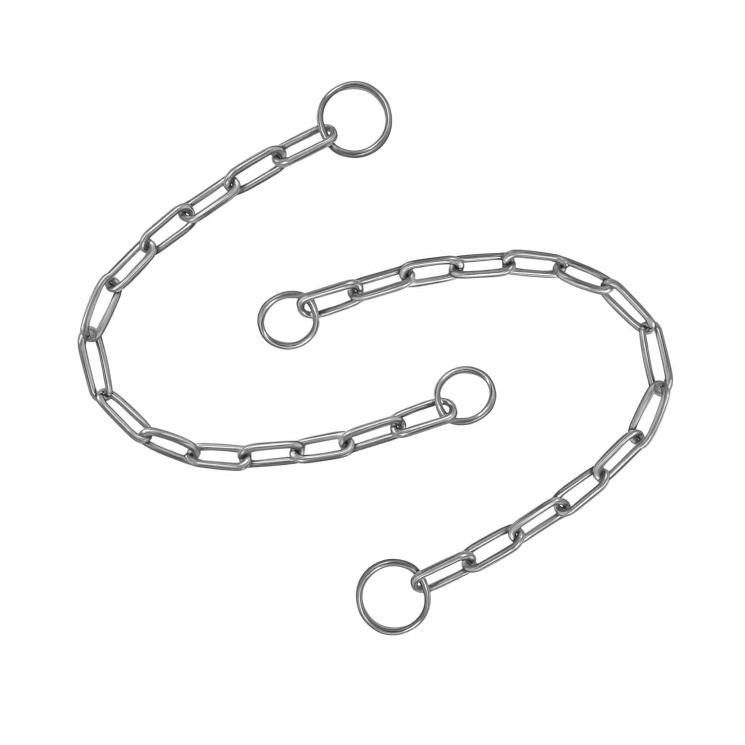 Steel Chain for Locking – Small – 1.5 Feet (Pack of 2) – Iron Metal Chain for Lock, Luggage Chain for Train, Cycle Lock Chain, Lock Chain for Gate & Multipurpose Security Use