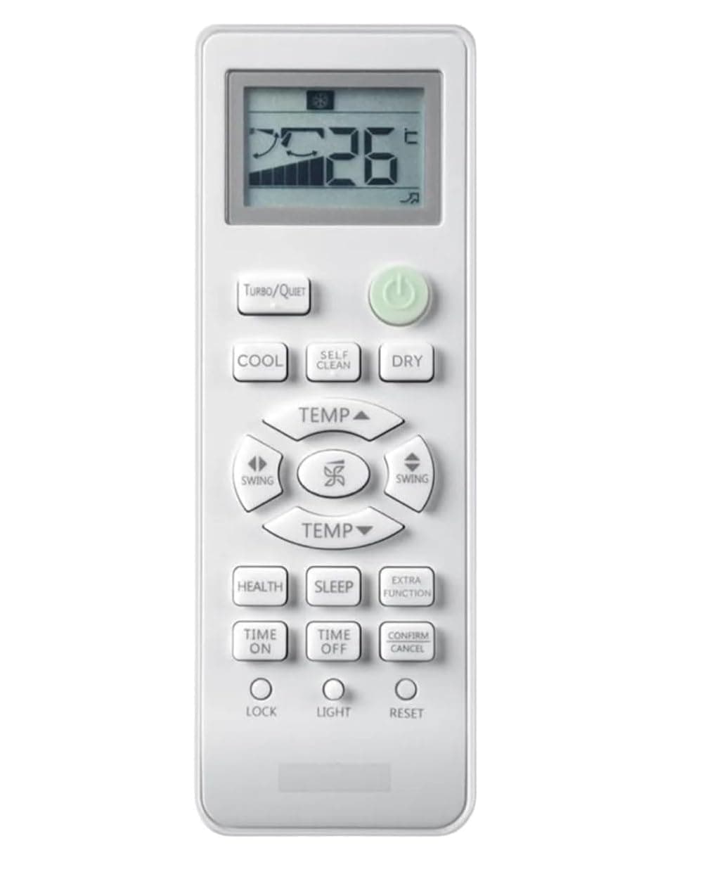 AC Remote Compatible for Haier Inverter Split Ac Remote 1.5 Ton 4 Star, Model No. HSU18C-NCG4B(INV)