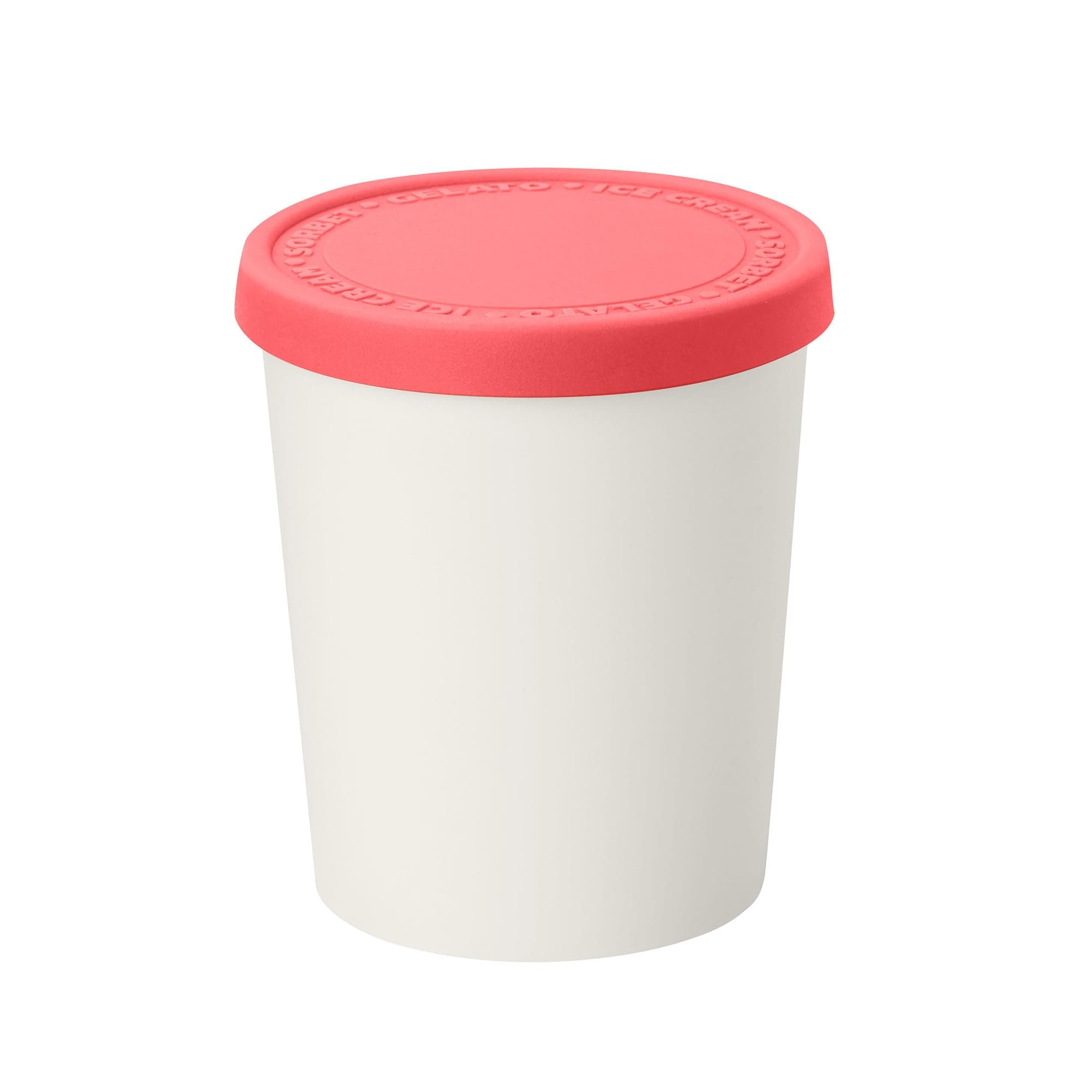 Tovolo Tight-Fitting, Stack-Friendly, Sweet Treat Tub, Raspberry