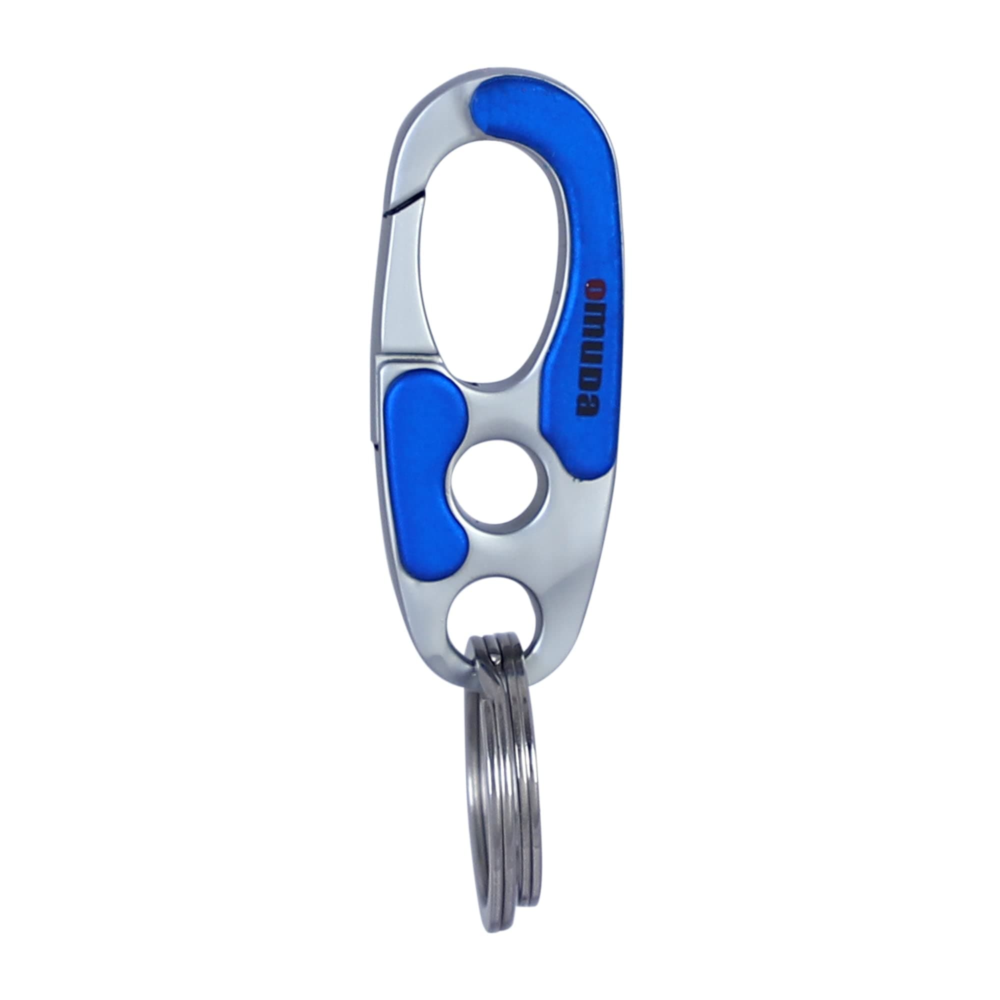 Techpro Antique Hook Locking Silver Metal key ring Key chain for Gift Boys Girls & Friends