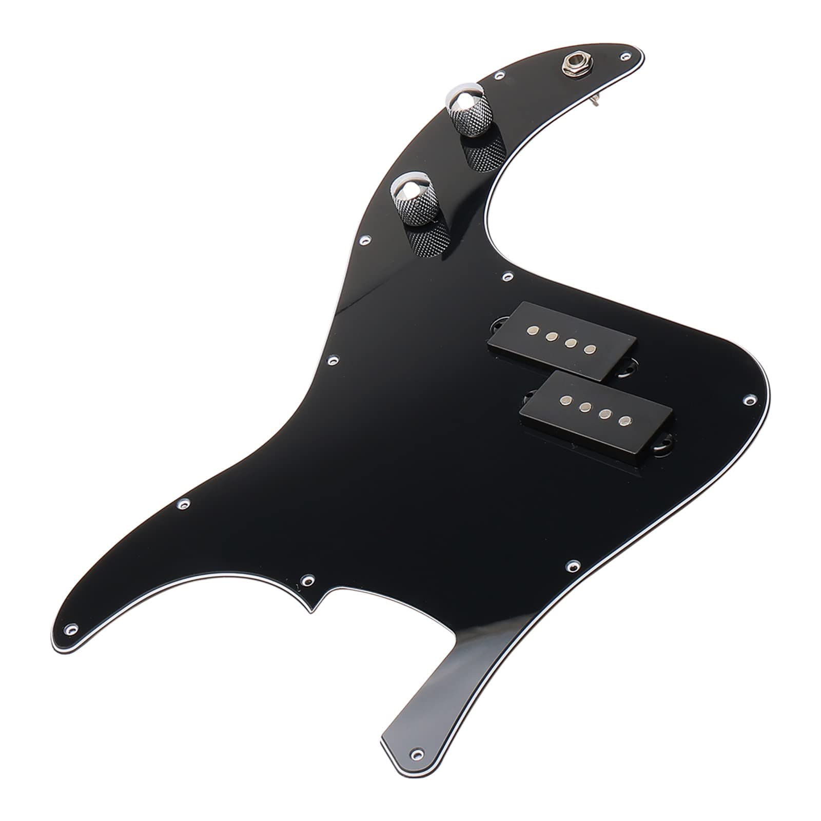 Prewired Loaded Pickguard For Fender Precison P Bass Guitar Part Black