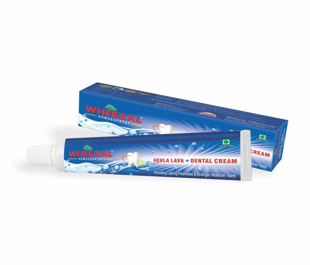 WHEEZAL Hekla Lava Dental Cream (Tooth Paste) (100g) (PACK OF 3), Freshening