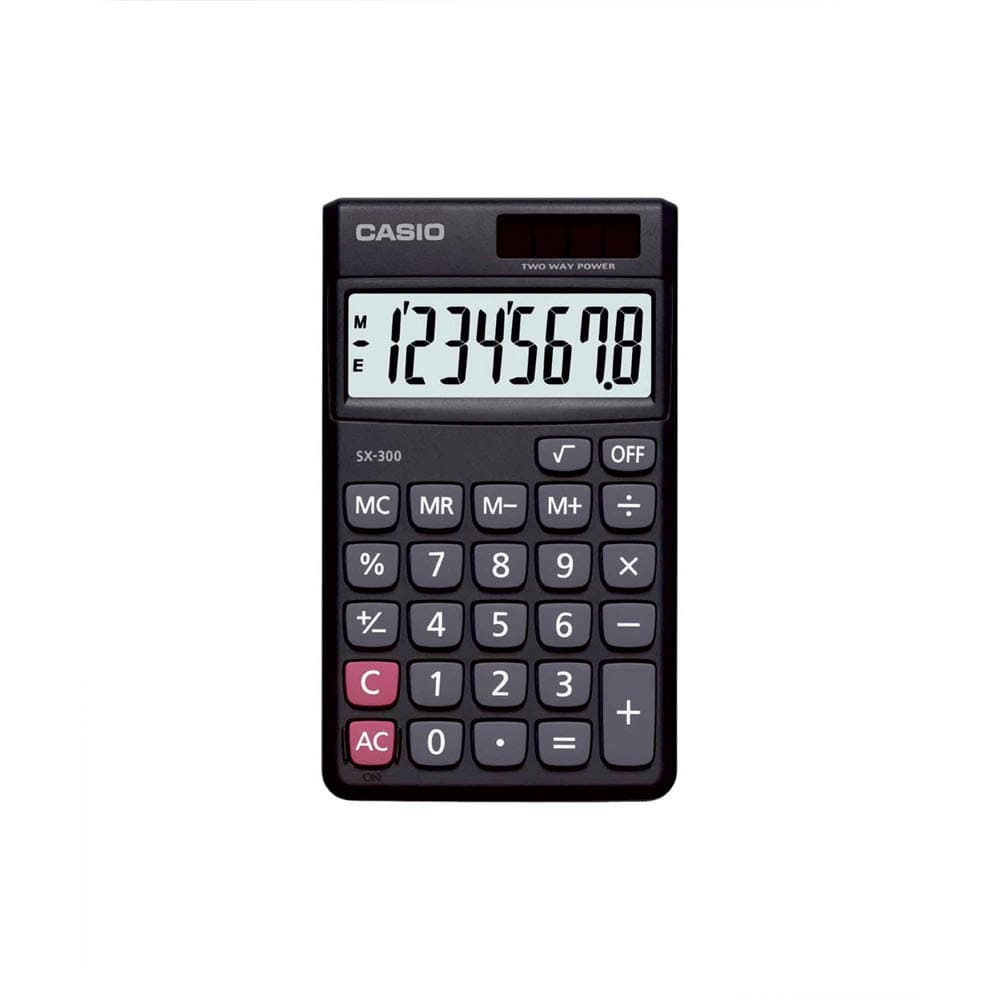 Casio SX-300-W Portable Calculator