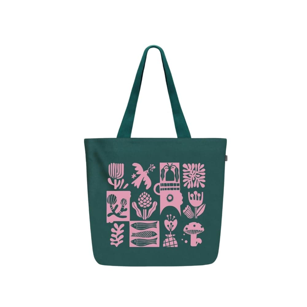 Eco Right Large Canvas Tote Bag for Women, Tote Handbags for Women with Zipper & Inner Pocket for College, Shopping, Office