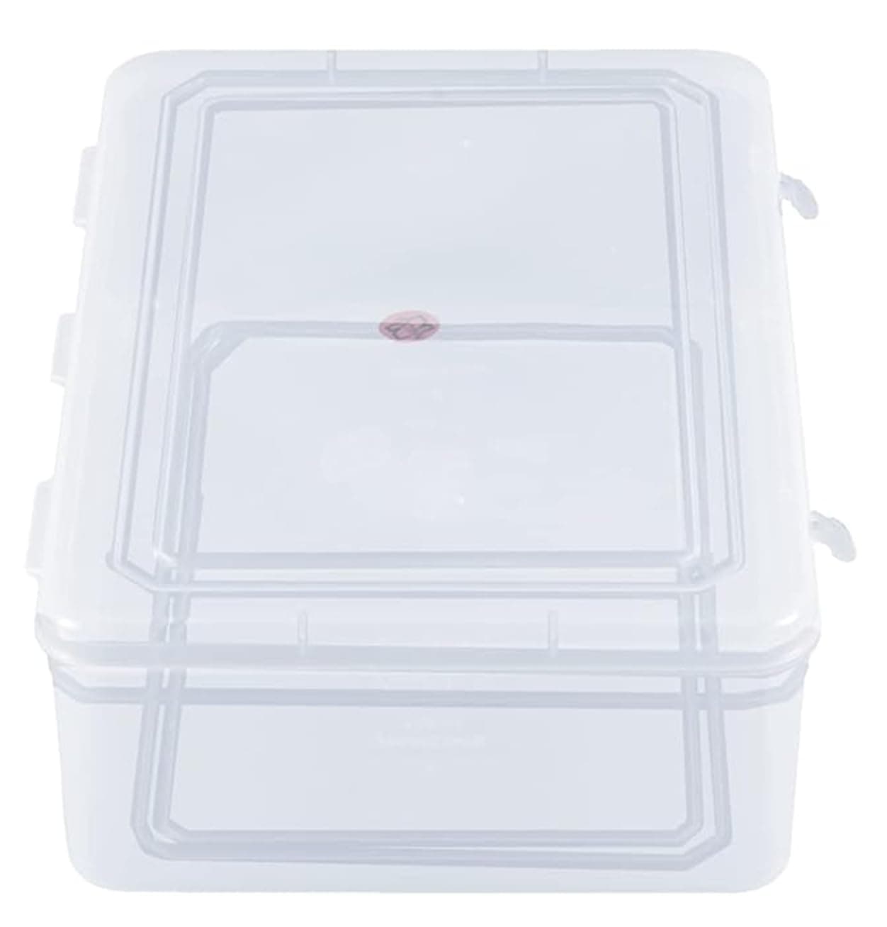 MAGIC PROVIDERS Multipurpose Plastic Container Box for Travel Organizer for Home Storage | Jewelry | Hair Pins | Medicines | Craft Material | Hardware - Trans