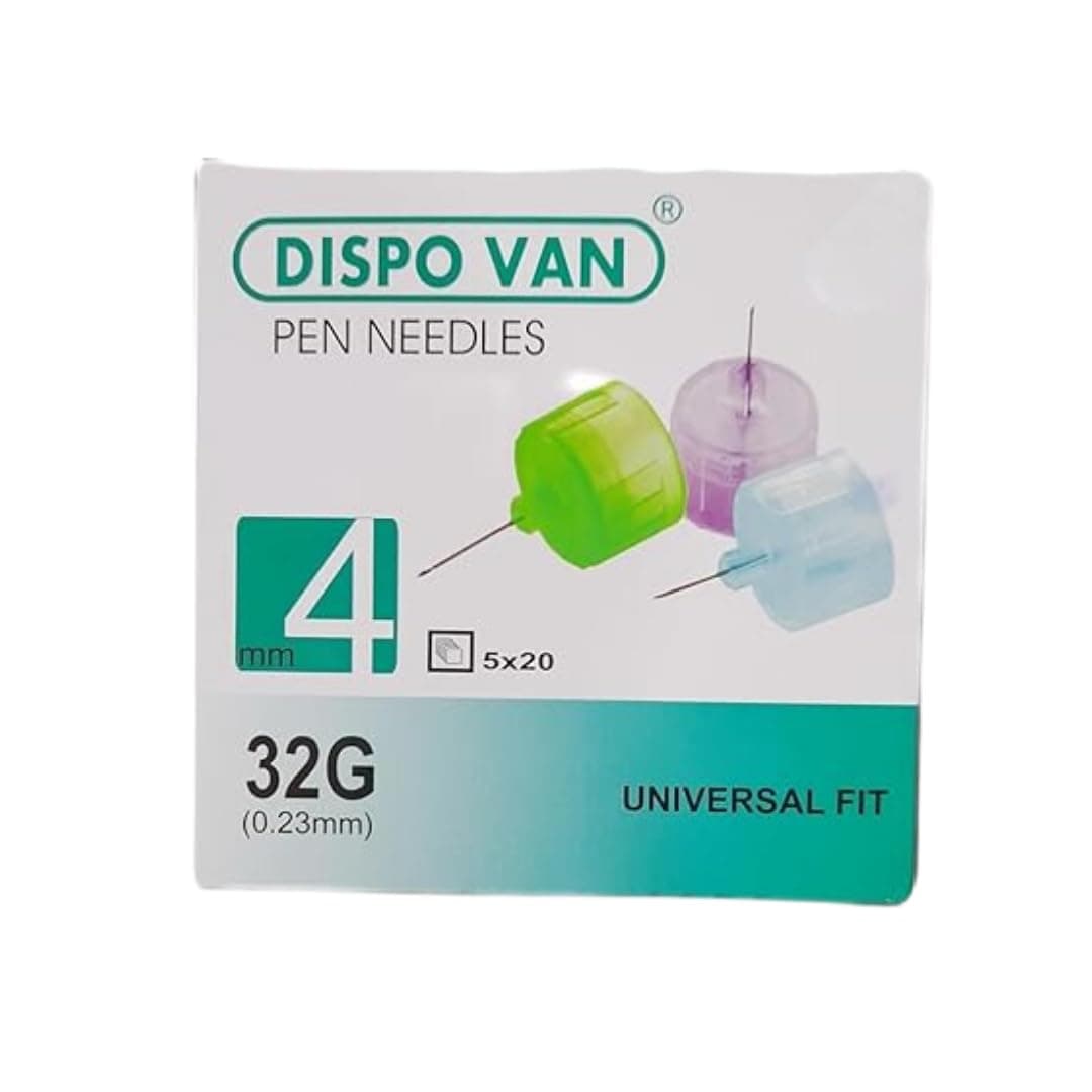 Insulin Pen Needles, Universal Size, 100 Pcs