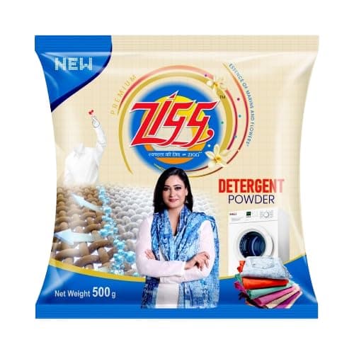 Zigg Premium Detergent Powder for Machine & Hand Wash | Deep Cleaning Formula | 500g