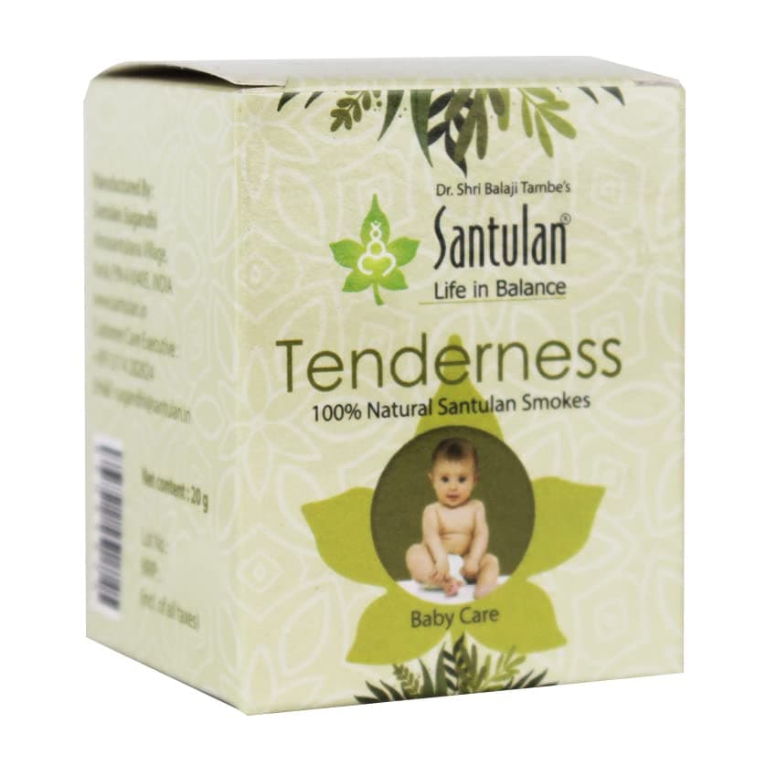 Santulan Ayurveda, Tenderness Dhoop-20GM Each, (Pack of 1), Dhoopan for Babies Health and get Golden Oldie Herbs®, Sukanthi Pills-1gm