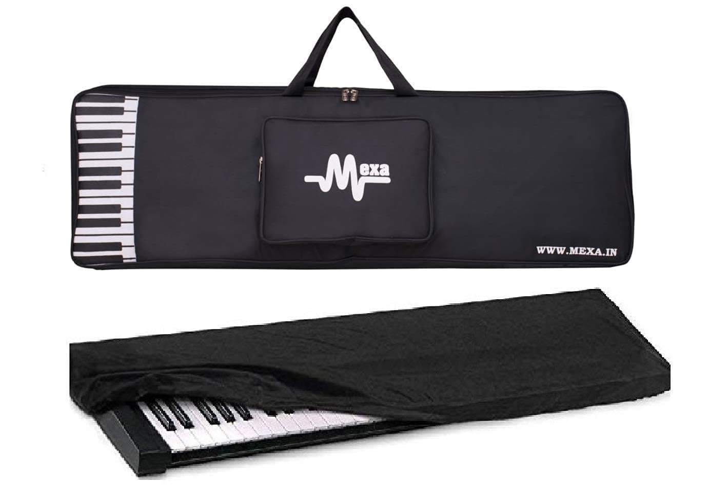 Mexa Keyboard Bag Compatible with casio cts200 / cts100 / cts300 / cts195 Keyboard Bag Padded Quality with dust Cover.