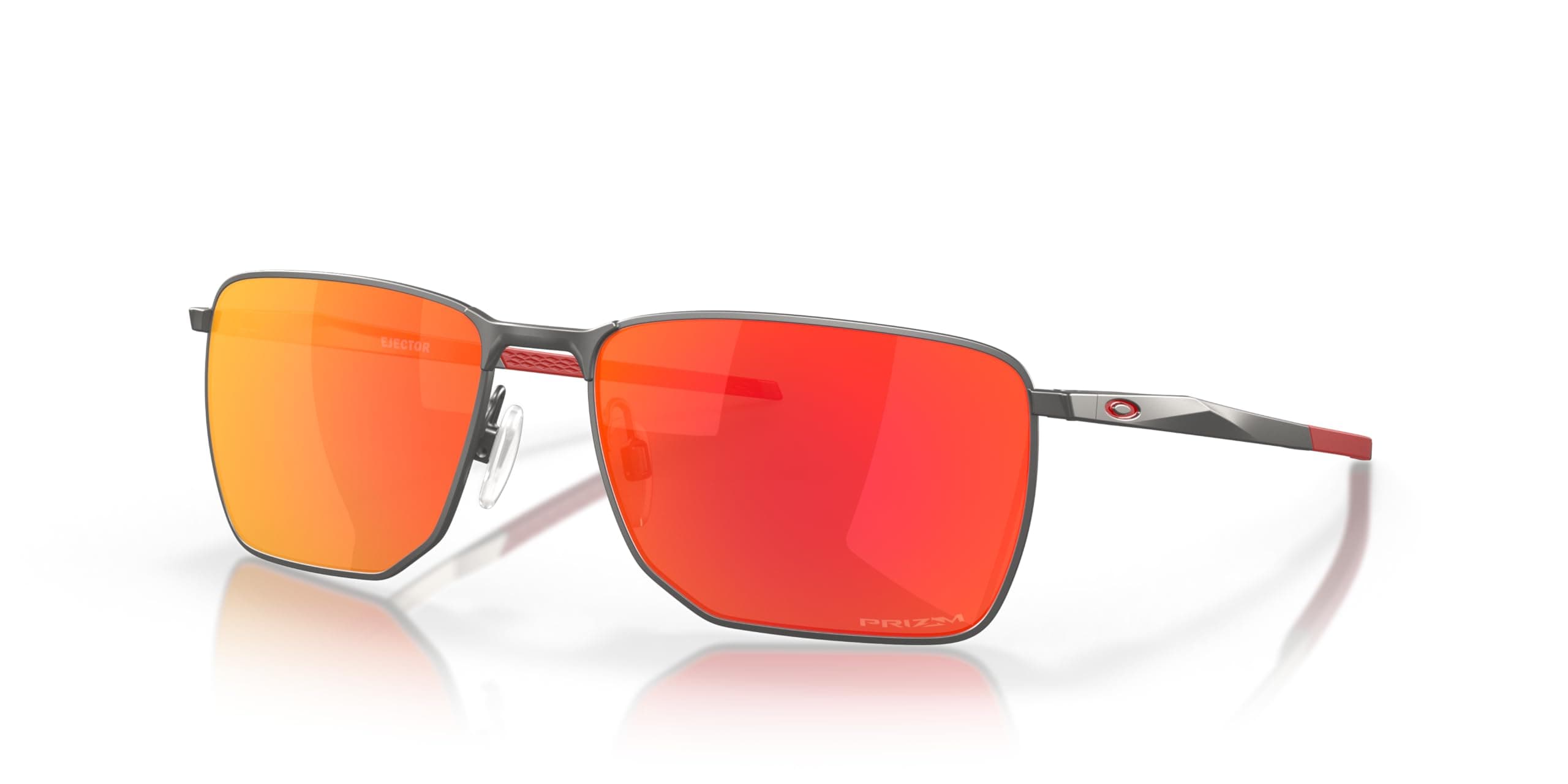 Oakley Men UV Protected Red Lens Rectangle Sunglasses - 0OO414241420258