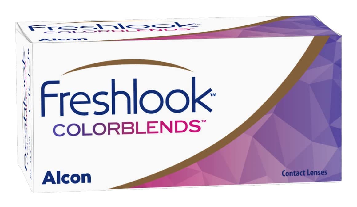 Freshlook Colorblends - Monthly Color Contact Lenses (-02.50, Amethyst, Pack of 2) | From Alcon