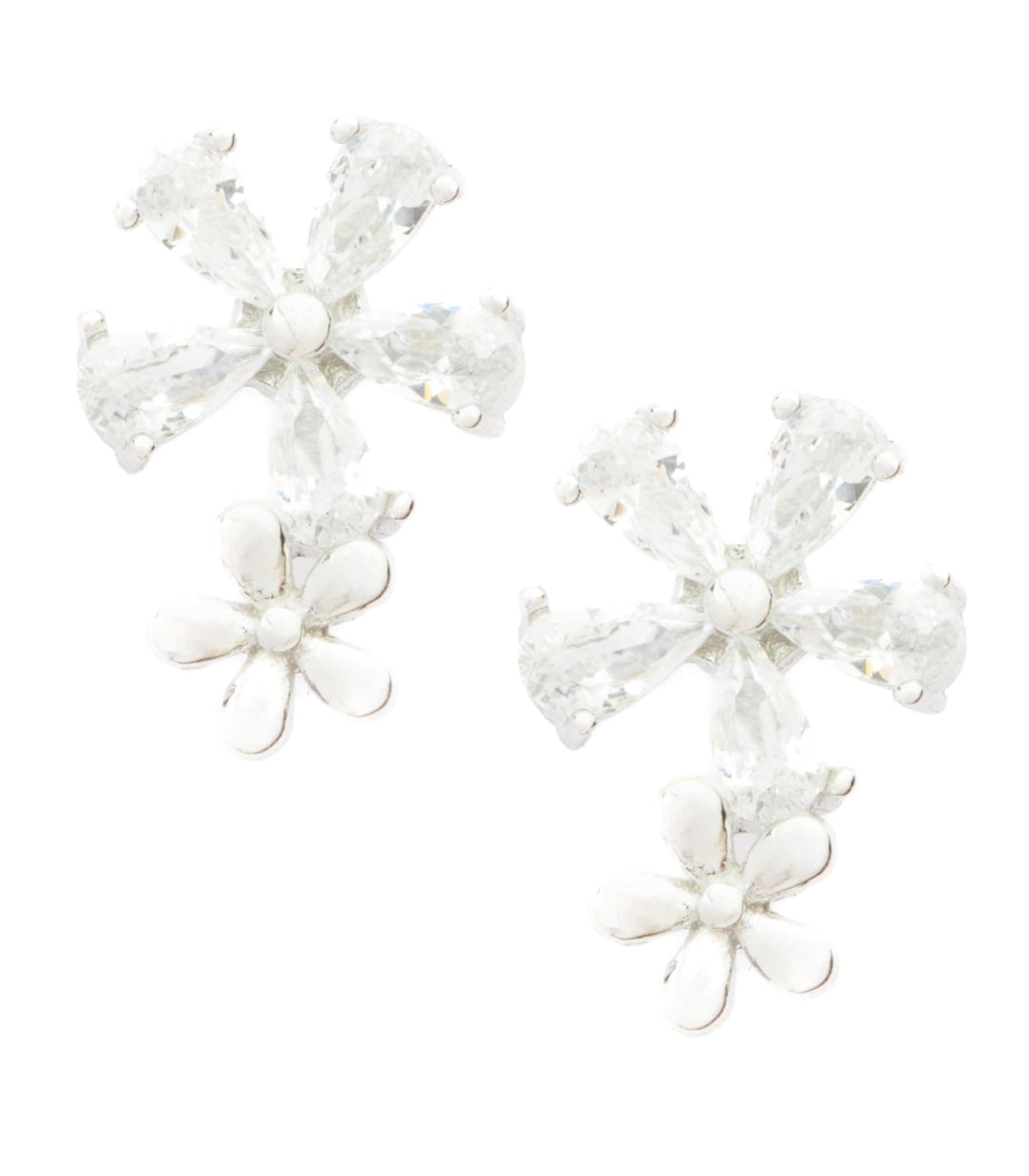 Gargi by P.N. Gadgil and Sons | 925 Sterling Silver | Flower Blossom Studs | Gifts for Girlfriend, Gifts for Women and Girls | With Certificate of Authenticity, Hallmark and 925 Stamp