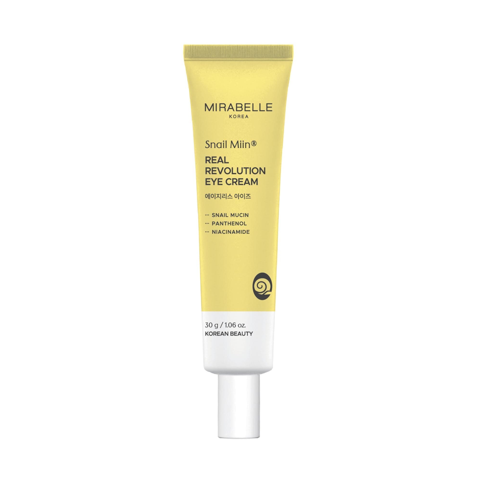 Mirabelle Korea Snail Miin Real Revolution Eye Cream 30g | Reduces Dark Circles, Wrinkles & Fine Lines | Korean Skincare | For Women & Men