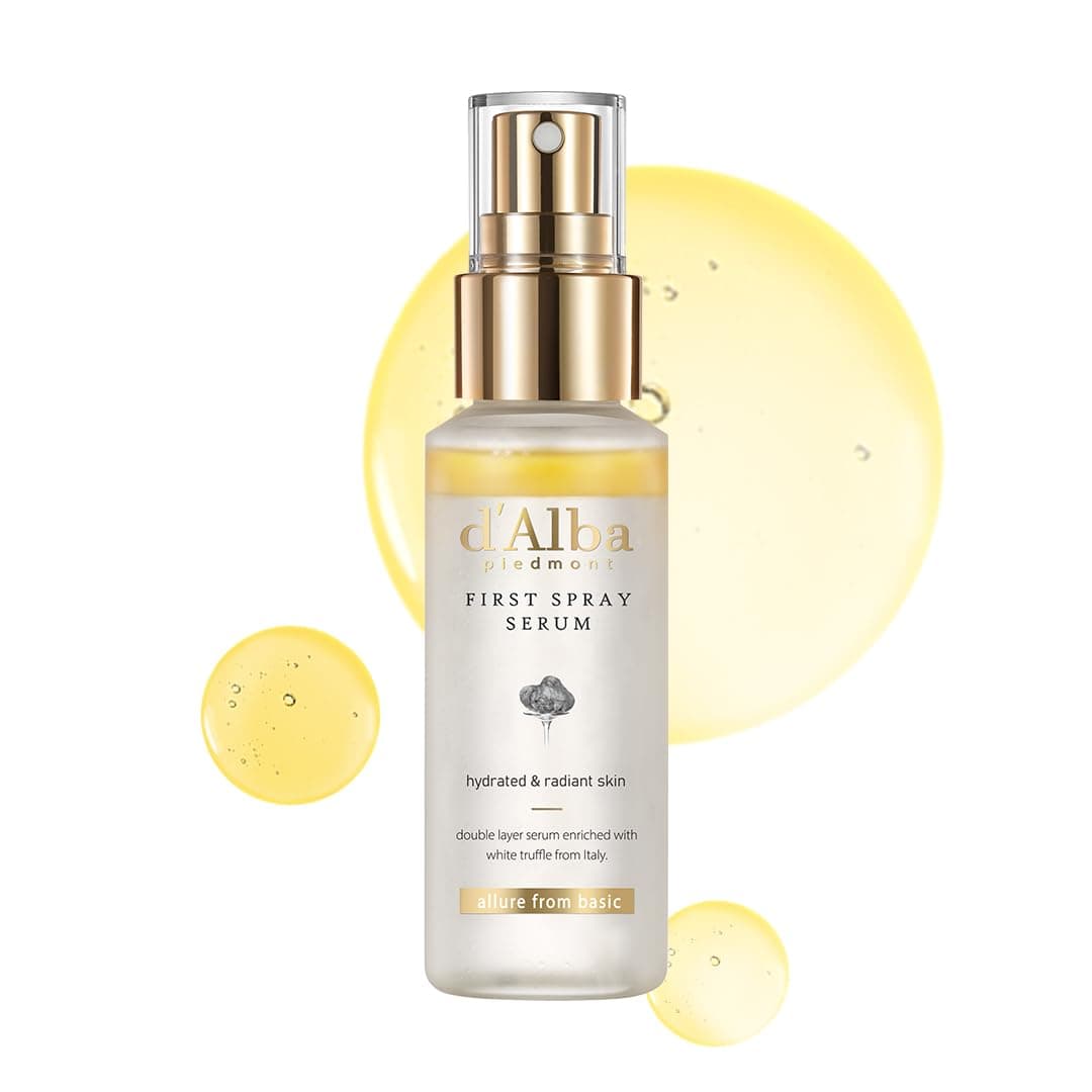 d'alba Piedmont Italian White Truffle First Spray Serum, Vegan Skin Care, Hydrating Face Moisturizer, Glow Serum for Radiant Skin, Non Comedogenic, All In One Mist, Korean Skin Care - 50ml