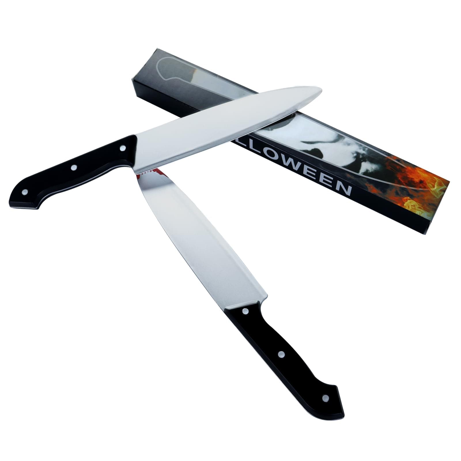 2 Pack Classic Knife for Halloween Horror Movie Cosplay Horror Props