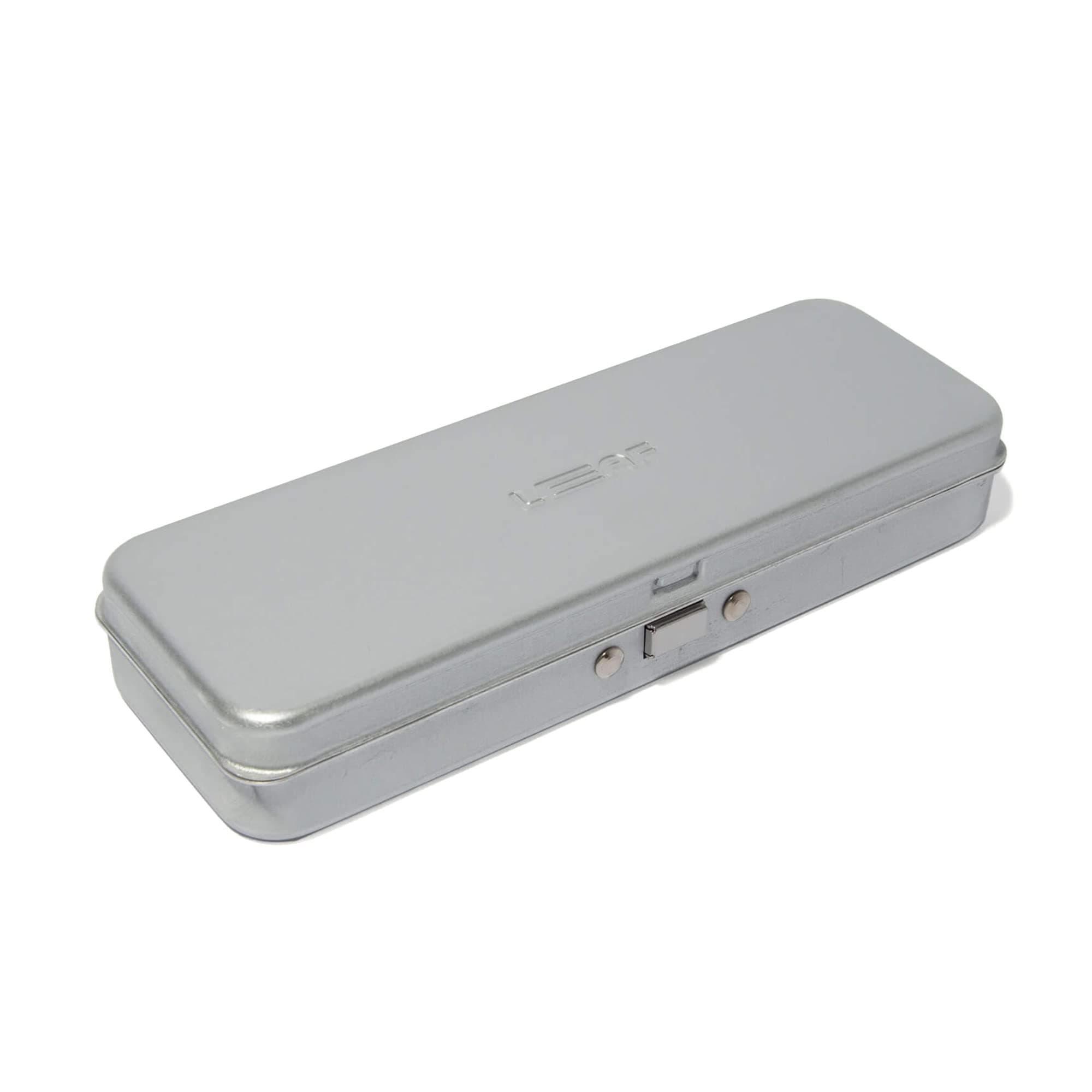 Leaf Shave | The Leaf Razor Case, Silver - Portable Aluminium and Silicone Travel Case