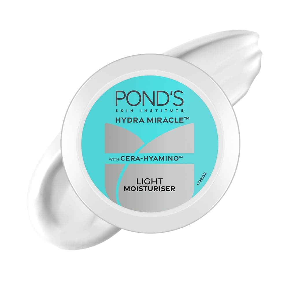POND'S Light Cream Moisturiser with Cera-Hyamino for 5X Dryness Repair for Ultimate Soft, Smooth Skin|Lightweight, for all skin types, 200ml (Pack of 1)
