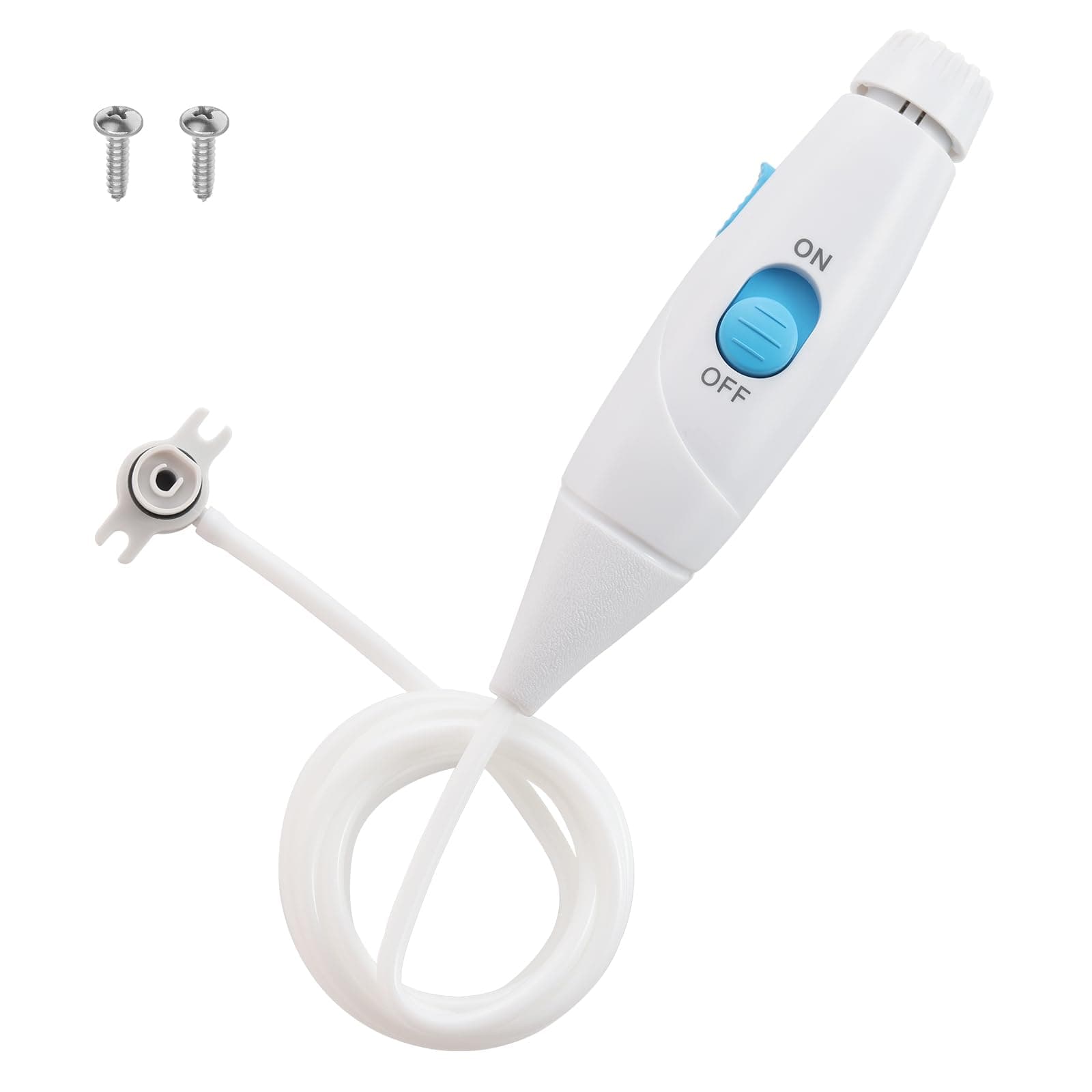 FreFeel Replacement Hose & Handle Parts for Waterpik Aquarius Water Flosser (WP-660 & WP-670 Series), White